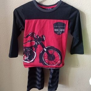 Boys motorcycle pjs